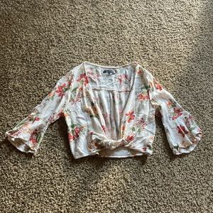 Floral crop top